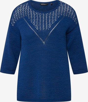 Pull-over Ulla Popken en bleu : devant