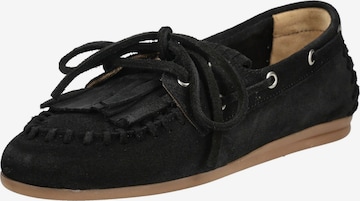 PAVEMENT Moccasins in Black: front