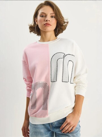 Felpa di Bianco Lucci in rosa