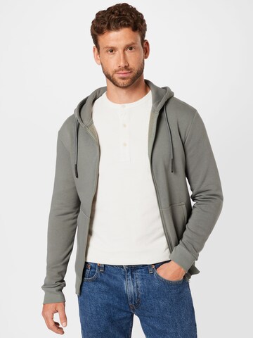 Only & Sons Regular fit Zip-Up Hoodie 'CERES' in Grey: front