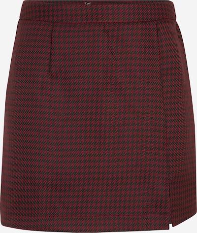 Pieces Petite Rok in de kleur Wijnrood / Zwart, Productweergave