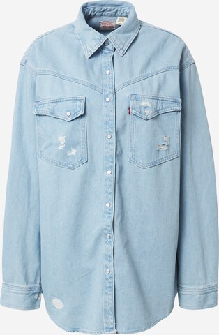 LEVI'S ® Bluse 'Dorsey XL Western' i blå: forside