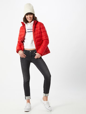 Tommy Jeans Winter Jacket 'Essential' in Red