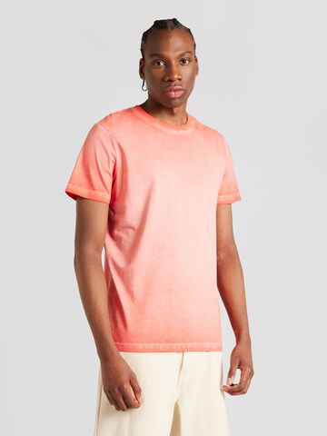 QS Shirt in Oranje: voorkant