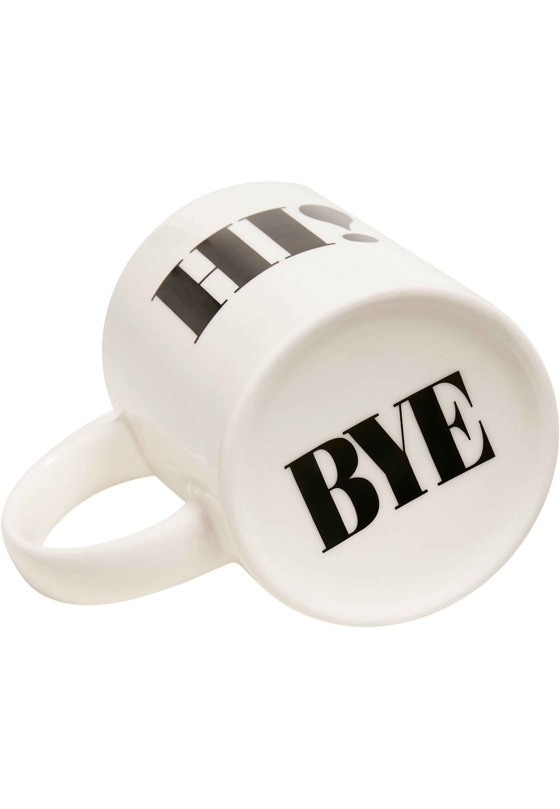 Mister Tee Filiżanka 'Hi Bye' w kolorze biały