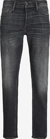 juoda JACK & JONES Standartinis Džinsai 'Mike': priekis