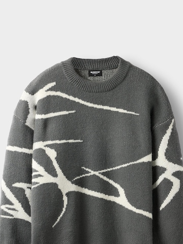 Burocs Sweater 'Knit Jacquard' in Grey