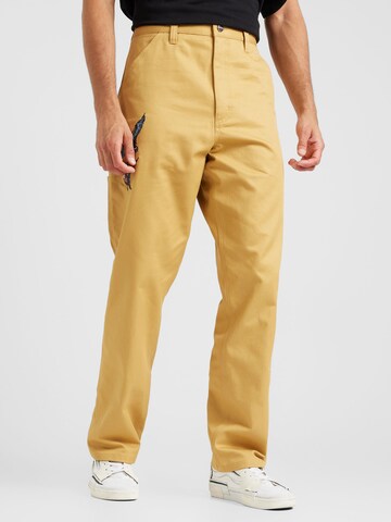 Carhartt WIP Loosefit Hose 'Ducks Single Knee' in Braun: Vorderseite