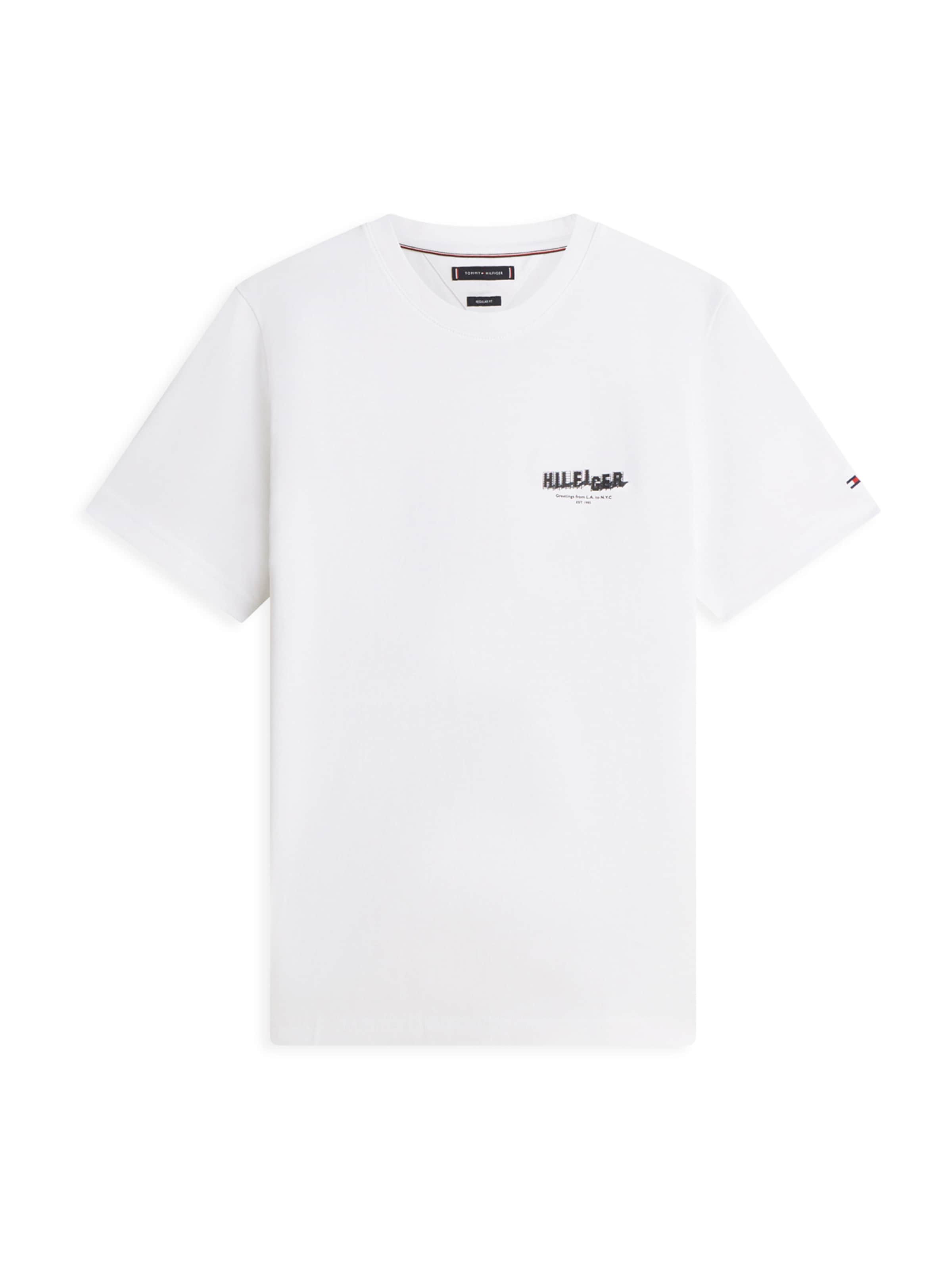 Tricou de la TOMMY HILFIGER pe alb: față