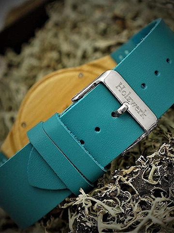 Holzwerk - Reloj analógico 'ELSTRA' en azul