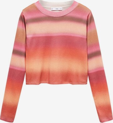 MANGO Pullover 'tyedye' i blandingsfarvet: forside