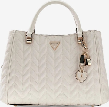 Borsa a mano 'Stacey Girlfriend' di GUESS in bianco: frontale