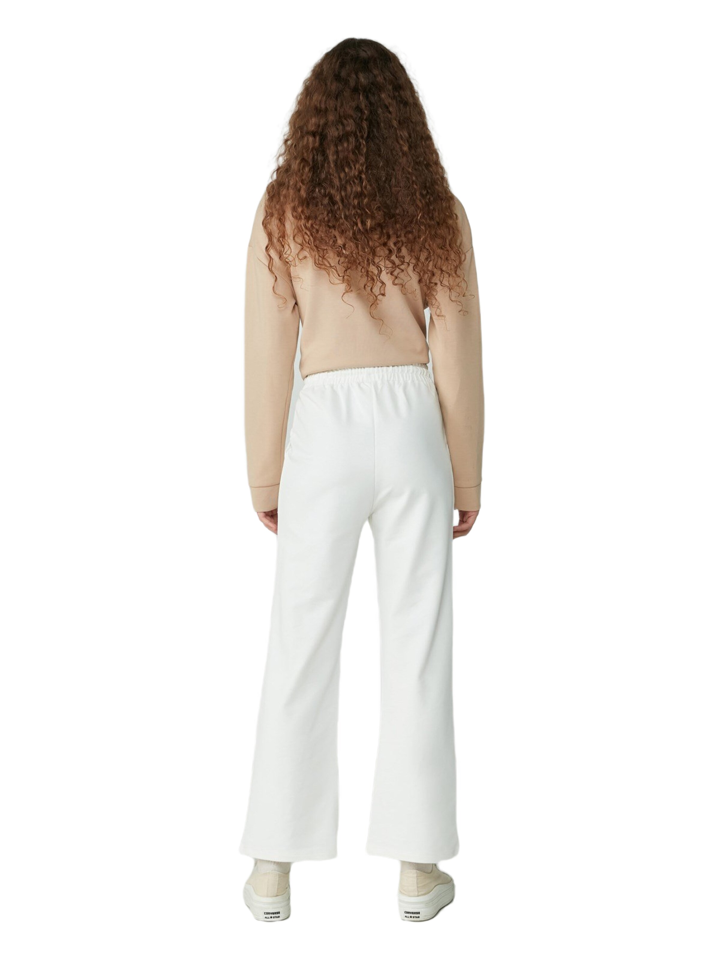 C&City Flared Broek in Wit