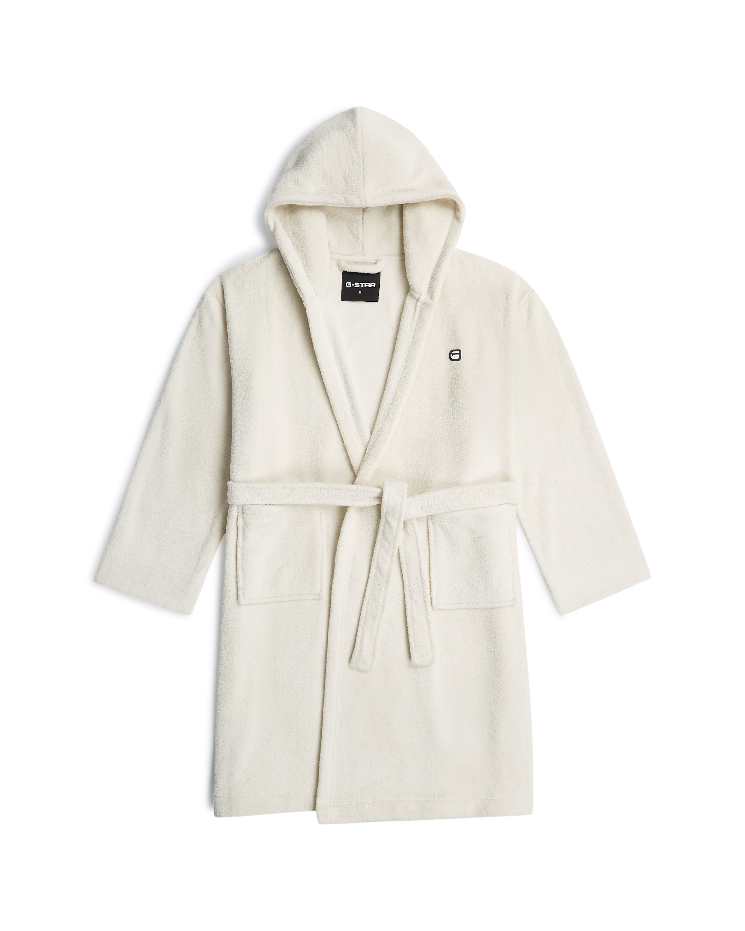 G-STAR Bathrobe - 'Hooded Bathrobe' in Grau: Vorderseite