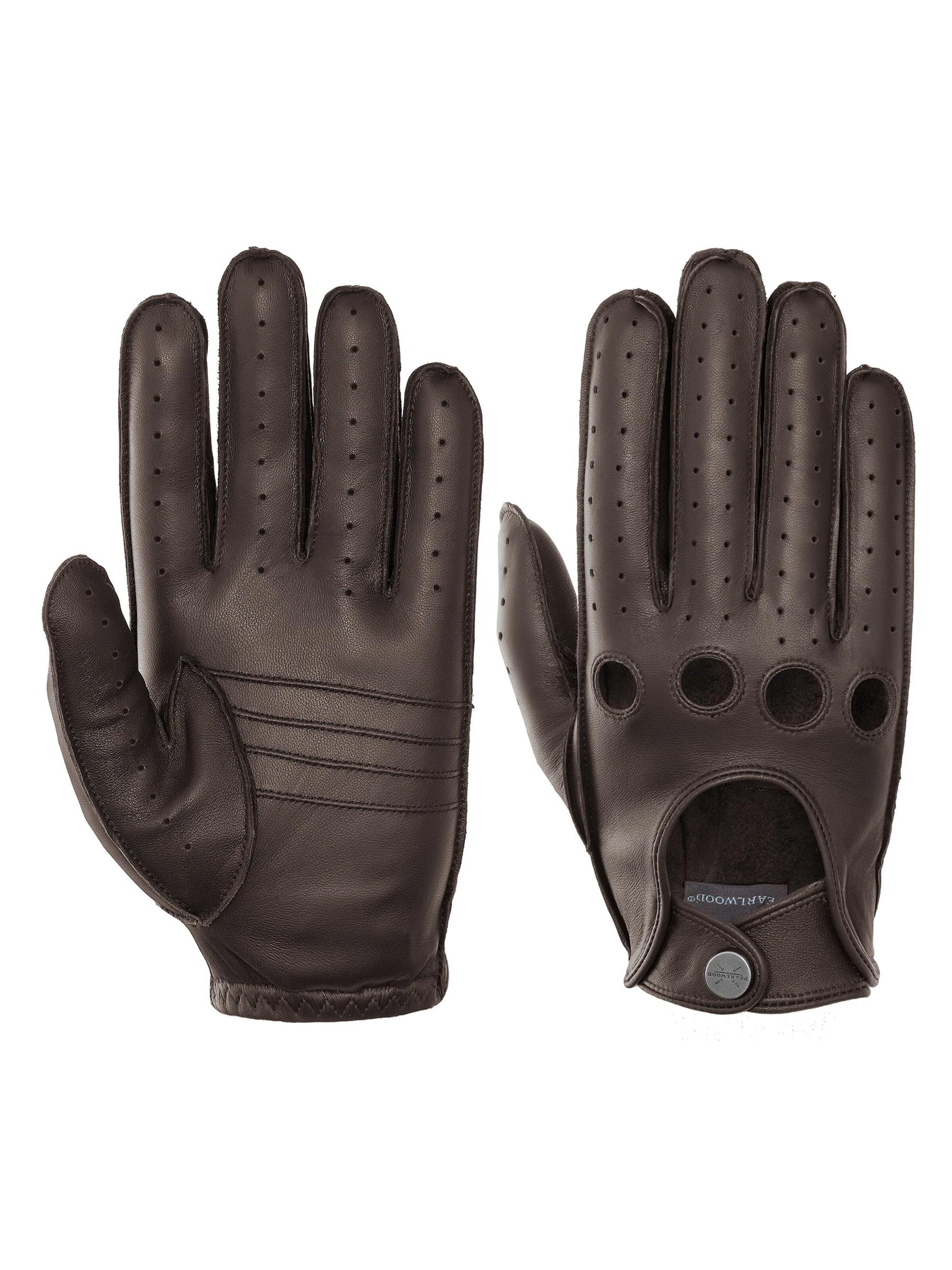 Pearlwood Full Finger Gloves 'CLARK' in Brown: front