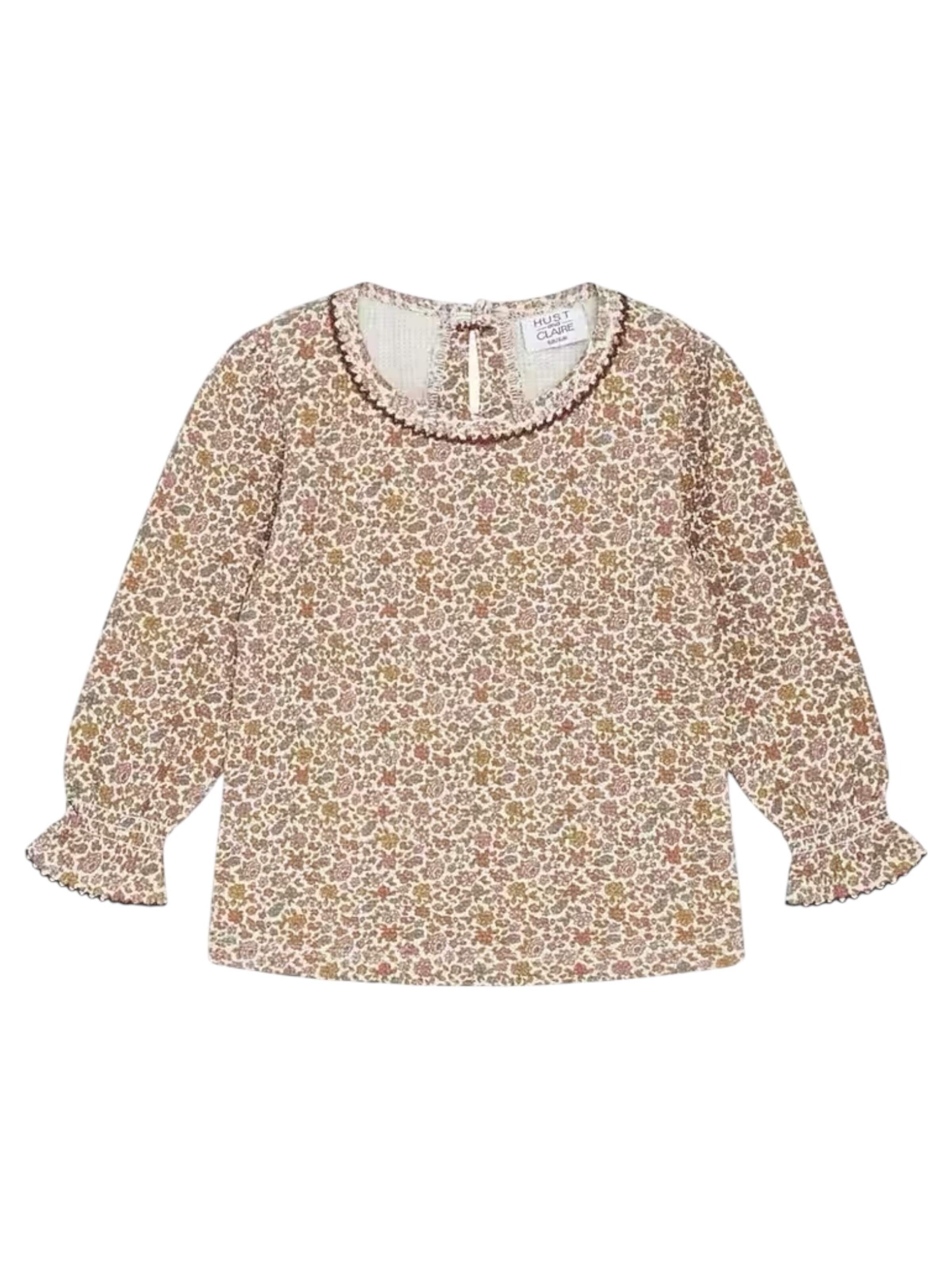 Hust & Claire Shirt in Brown: front