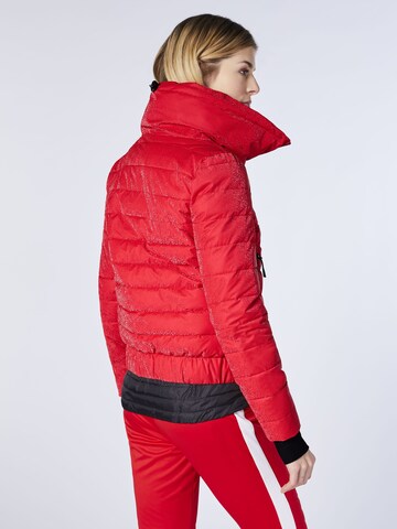 CHIEMSEE Athletic Jacket 'Makula' in Red