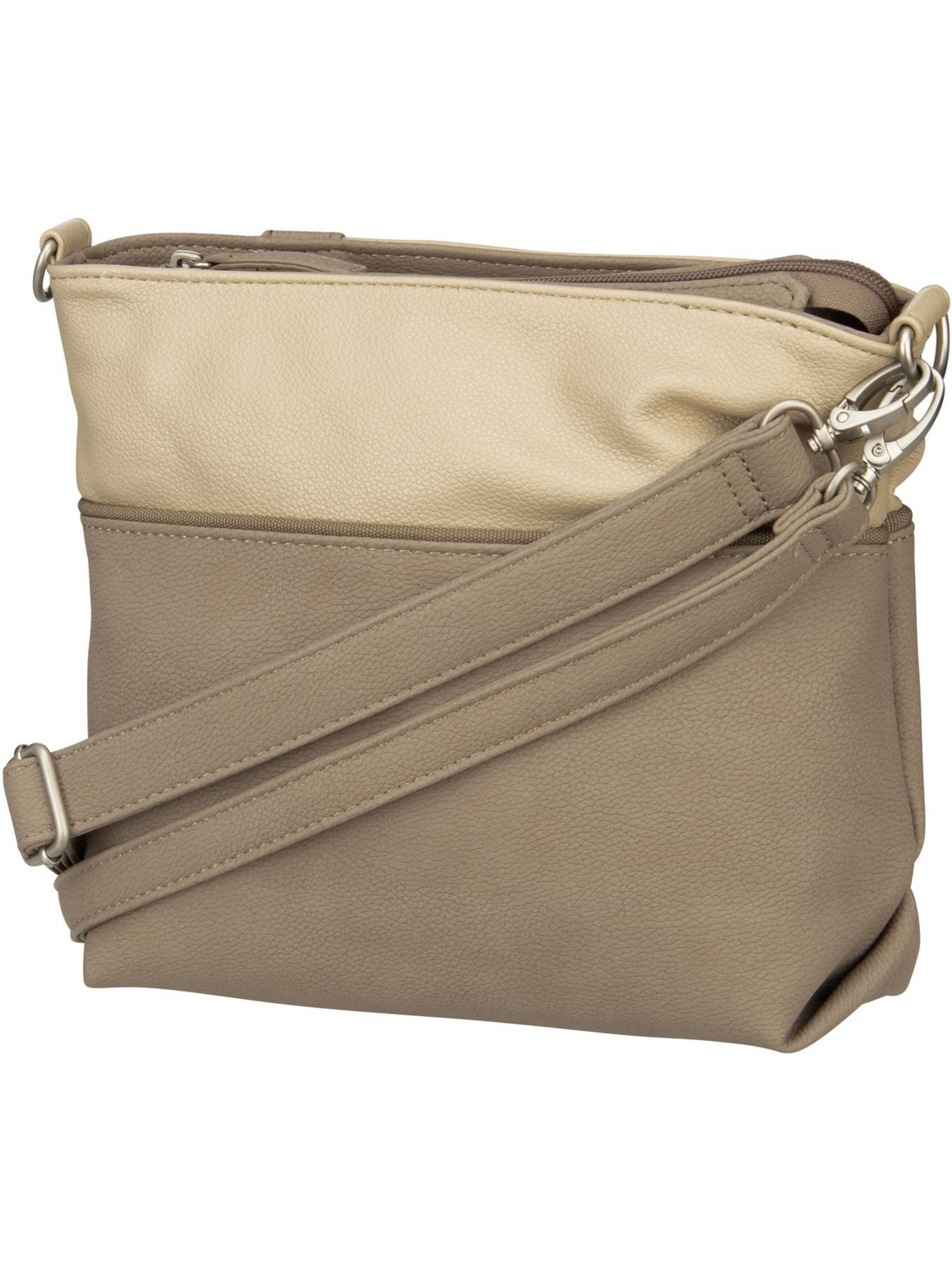 ZWEI Handbag 'Jana' in Beige