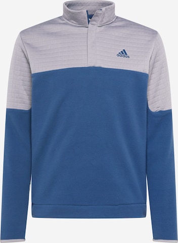 adidas Golf Athletic Sweater in Blue: front