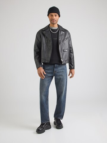 Sweat-shirt 'RDDALBERT' R.D.D. ROYAL DENIM DIVISION en noir