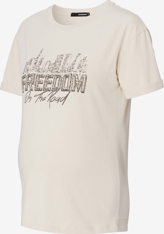 Supermom - Camisa 'Freedom' em branco: frente
