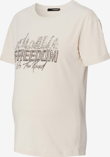 Supermom Shirt 'Freedom' in de kleur Mokka / Wolwit, Productweergave