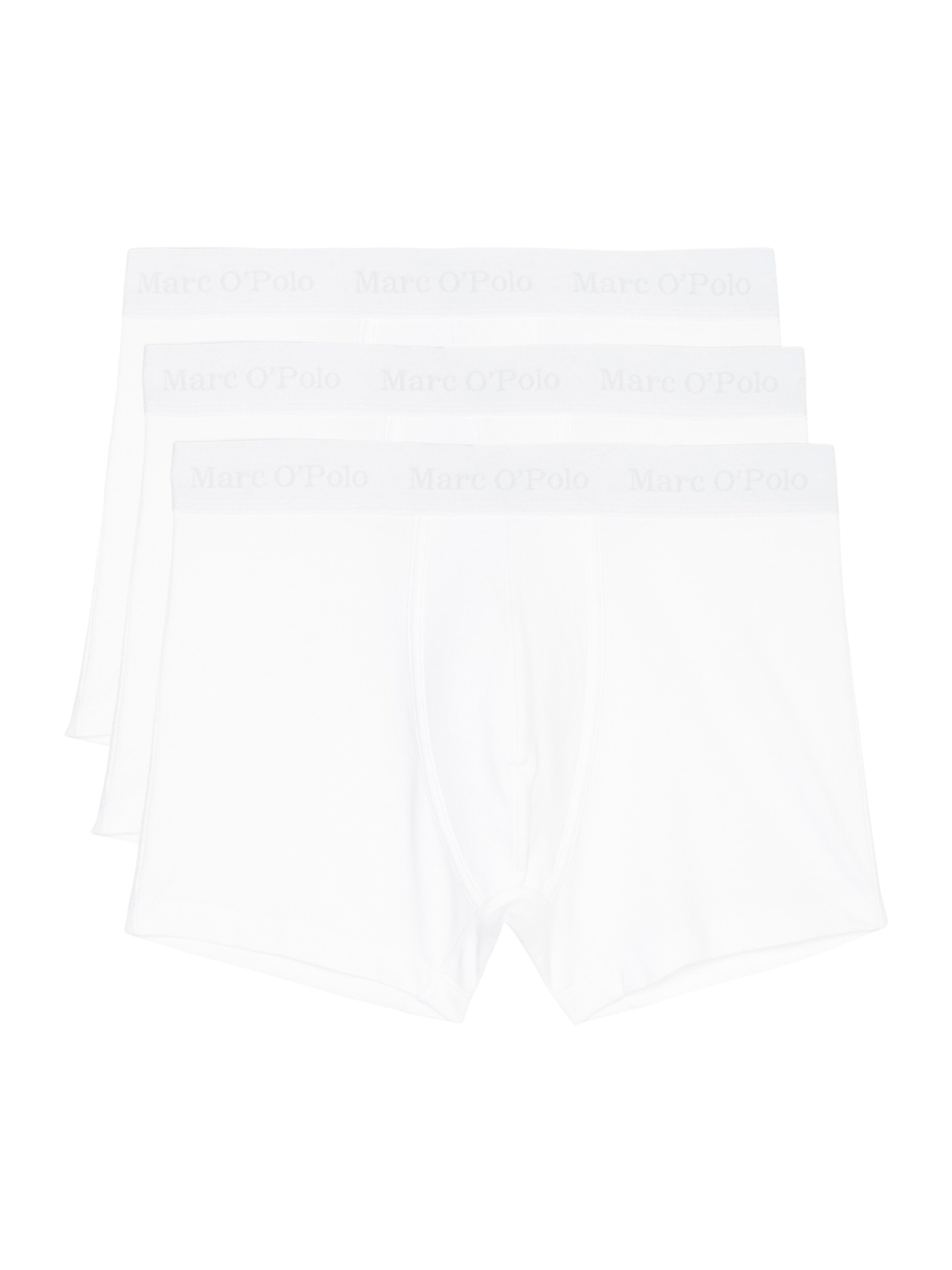 Marc O'Polo Boxershorts ' Essentials ' in Wit: voorkant