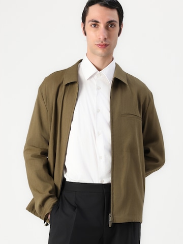 BOSS Prehodna jakna 'P-Carper' | zelena barva