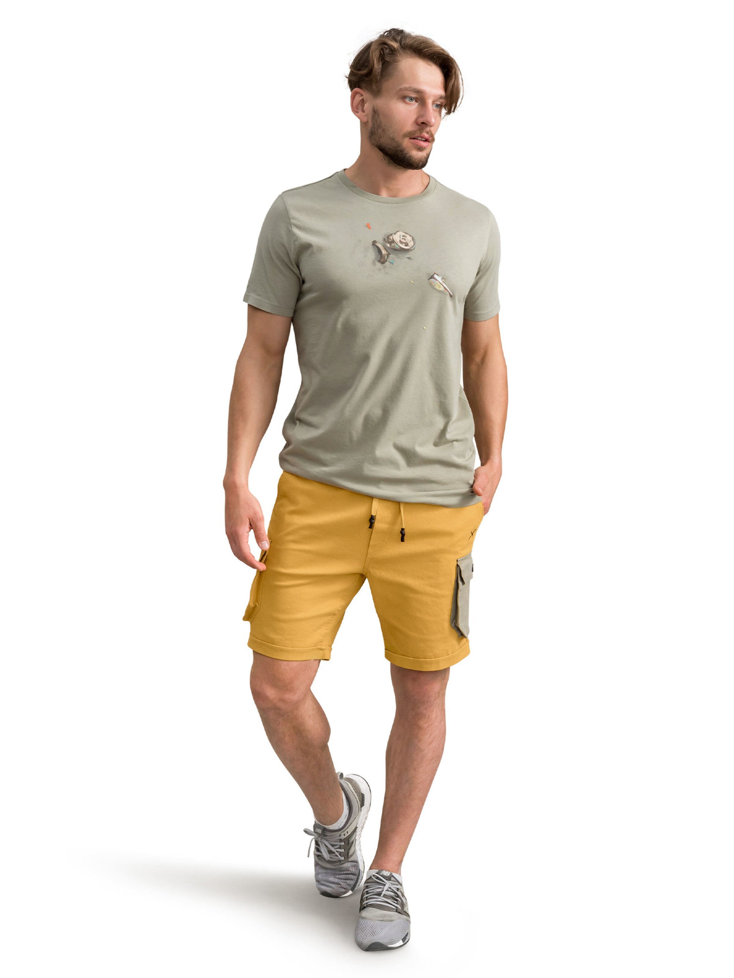 Kaft Regular Shorts 'Kout' in Gelb