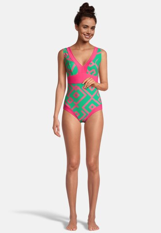 BECO the world of aquasports Swimsuit 'Inka Graphic' in Pink