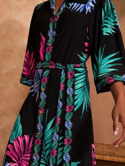 love & roses Shirt dress in Blue / Green / Pink / Black, Item view