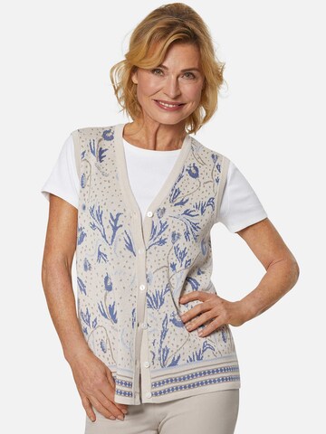 Goldner Knitted vest in Beige: front