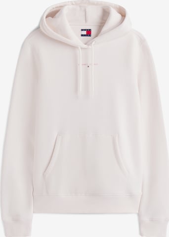 Tommy Jeans Суичър в бяло: отпред