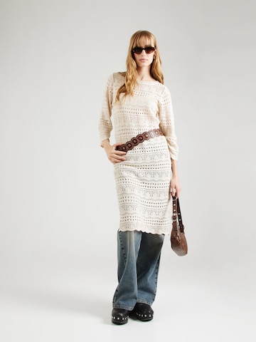 JDY - Vestido de punto 'JDYSUN LAY' en beige