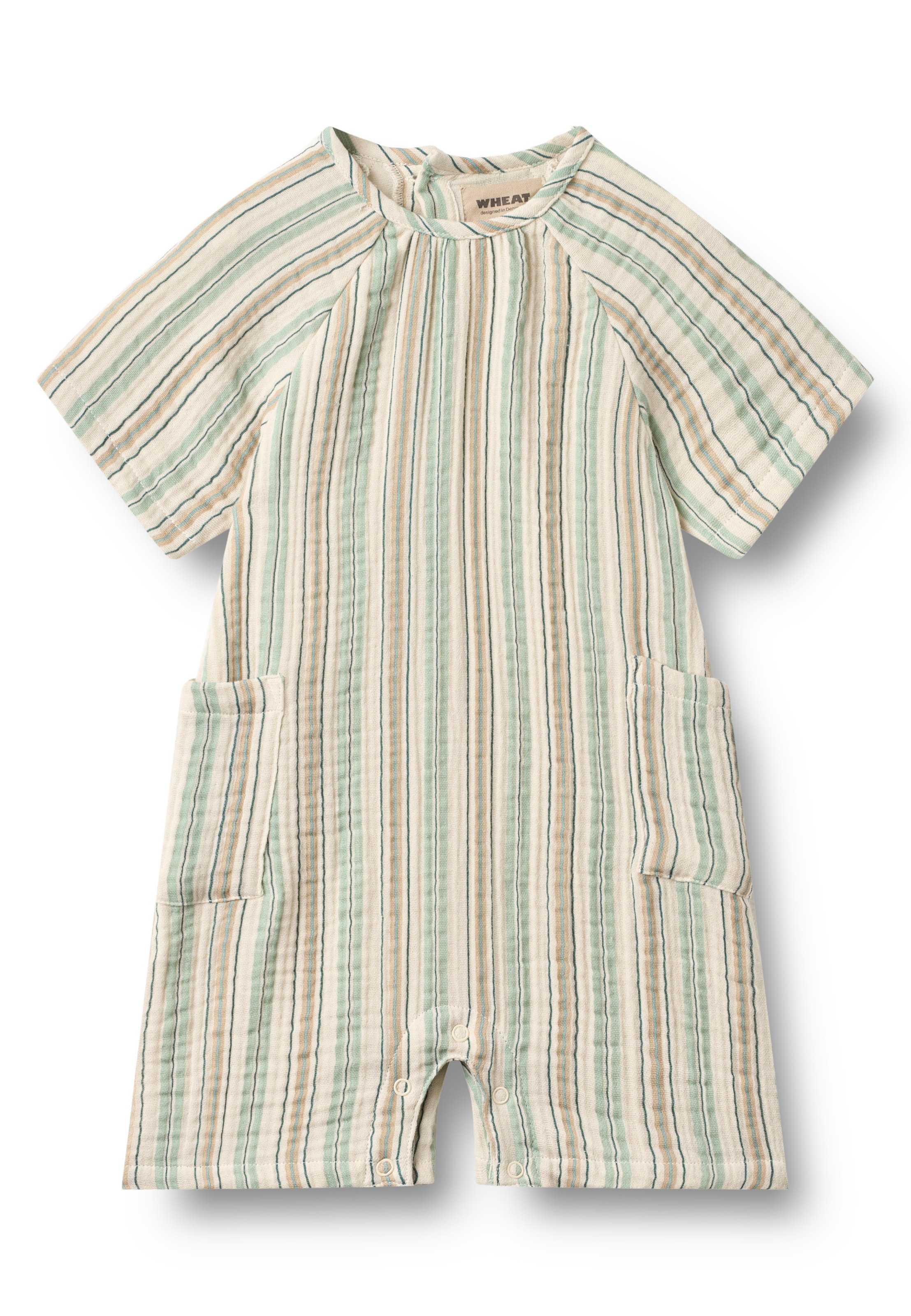 WHEAT Overall 'Edison' in Beige: Vorderseite