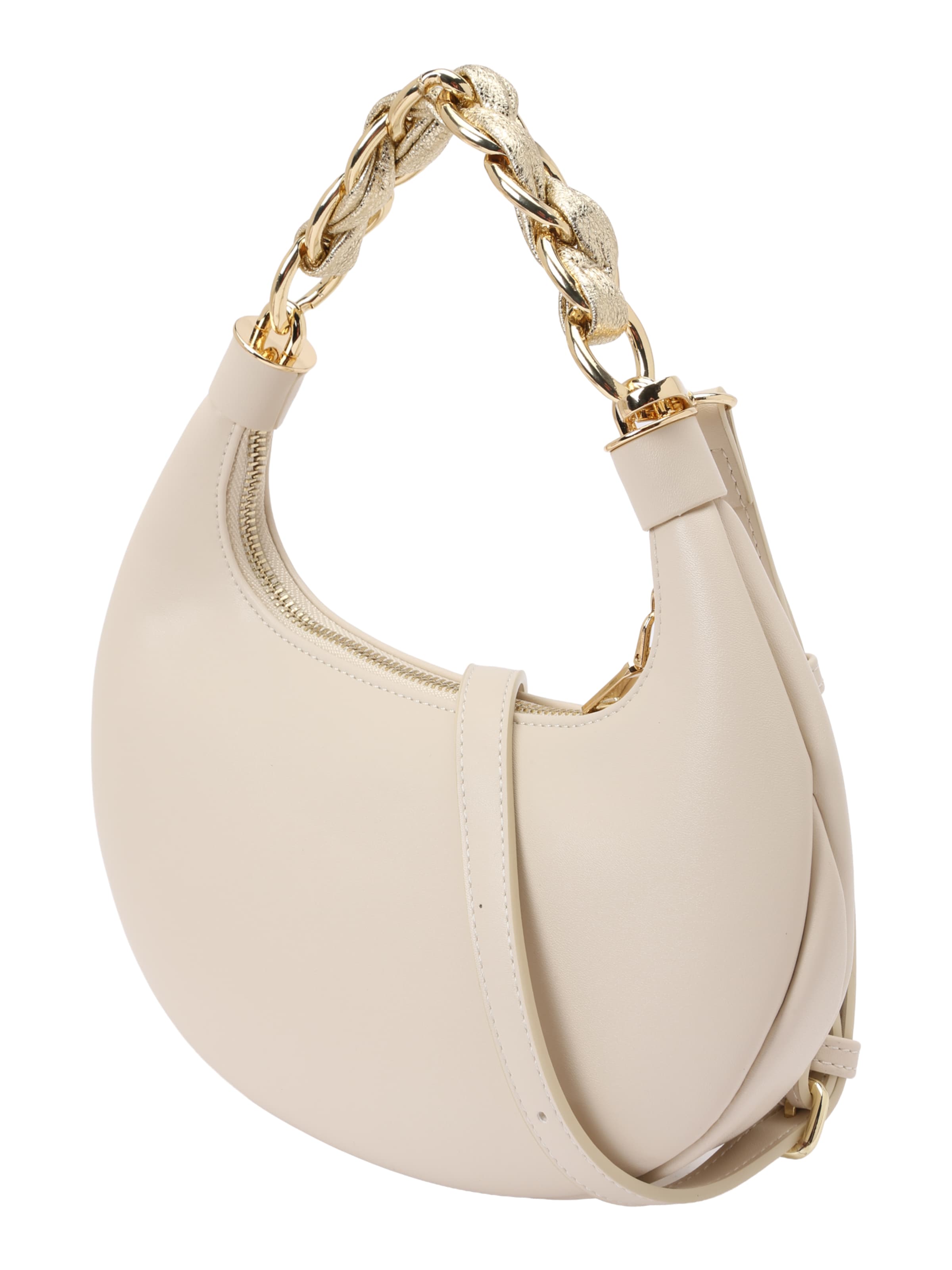 Seidenfelt Handtas 'Hallila' in Beige