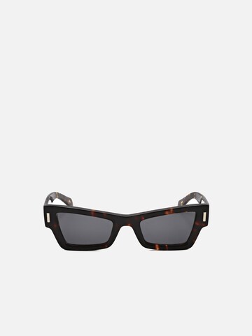 FERRAGAMO Sunglasses 'Ferragamo SF2006S Gradient transparent dark red 53/23/140 Women Sunglasses' in Brown: front