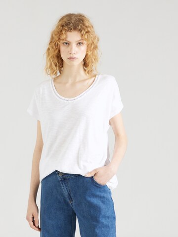 T-shirt s.Oliver en blanc : devant