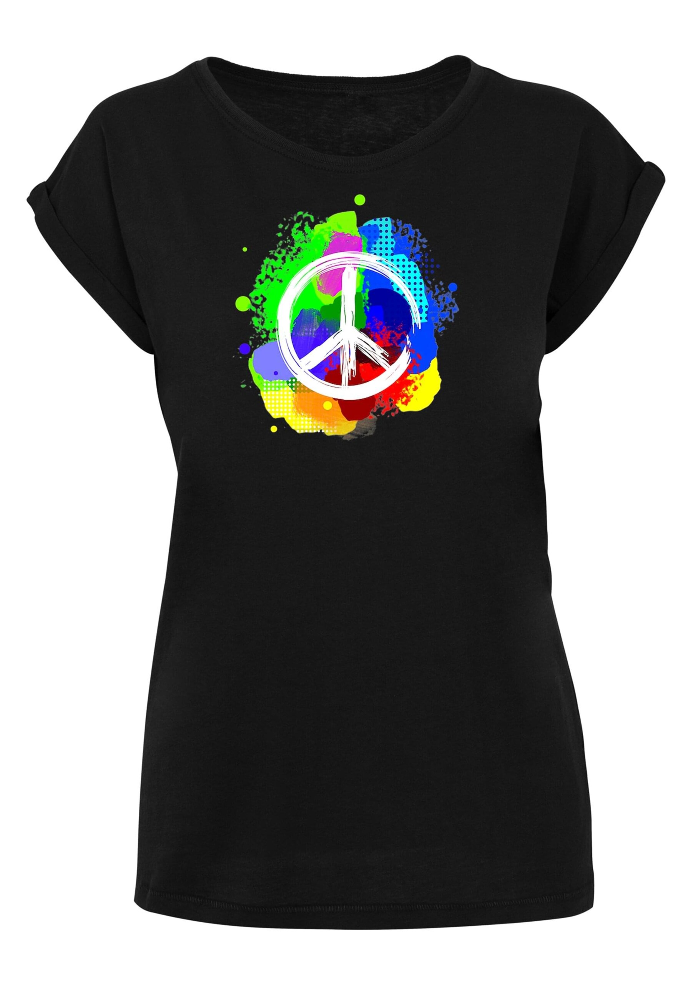 Merchcode Shirt 'Peace' in Black: front