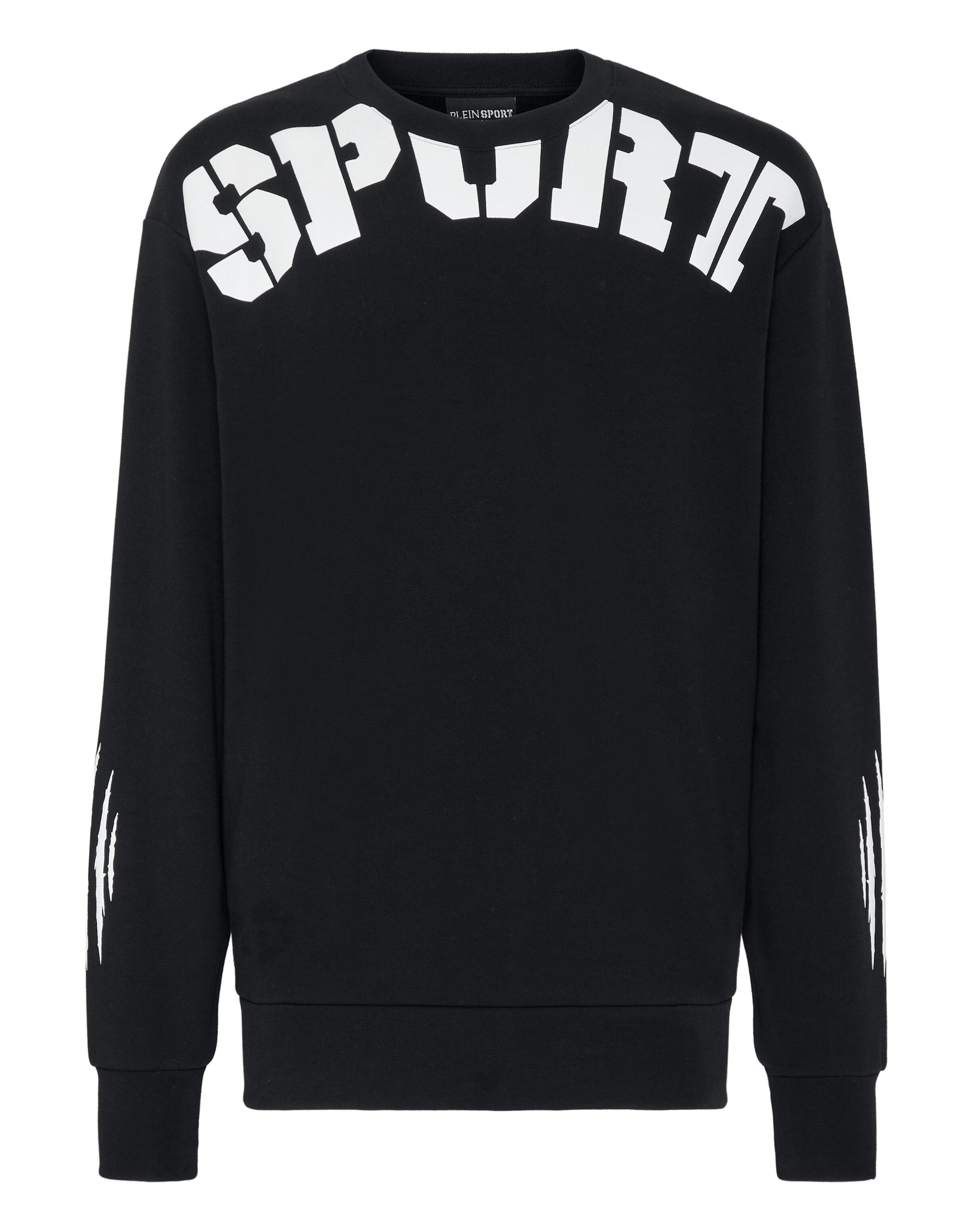 Felpa 'Scratch' di Plein Sport in nero: frontale