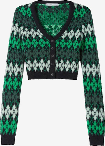 Bershka Cardigan i grøn: forside