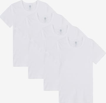 T-Shirt SANETTA en blanc : devant