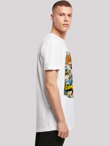 F4NT4STIC Shirt 'Marvel Captain America Spang' in Wit
