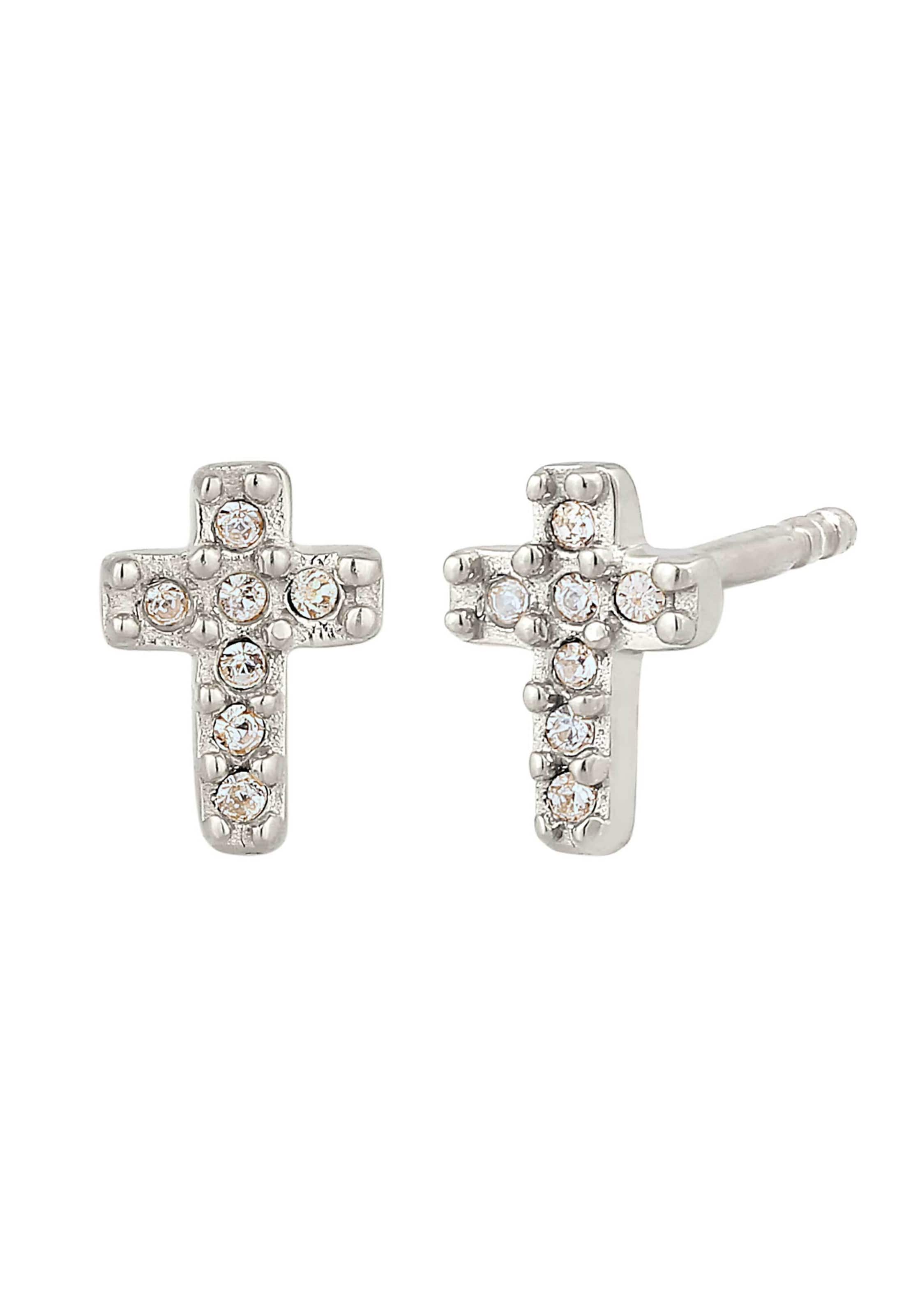 Boucles d'oreilles ELLI en argent : devant