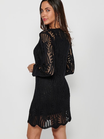 KOROSHI Knit dress in Black