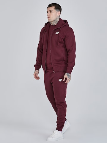 Veste de survêtement SikSilk en rouge
