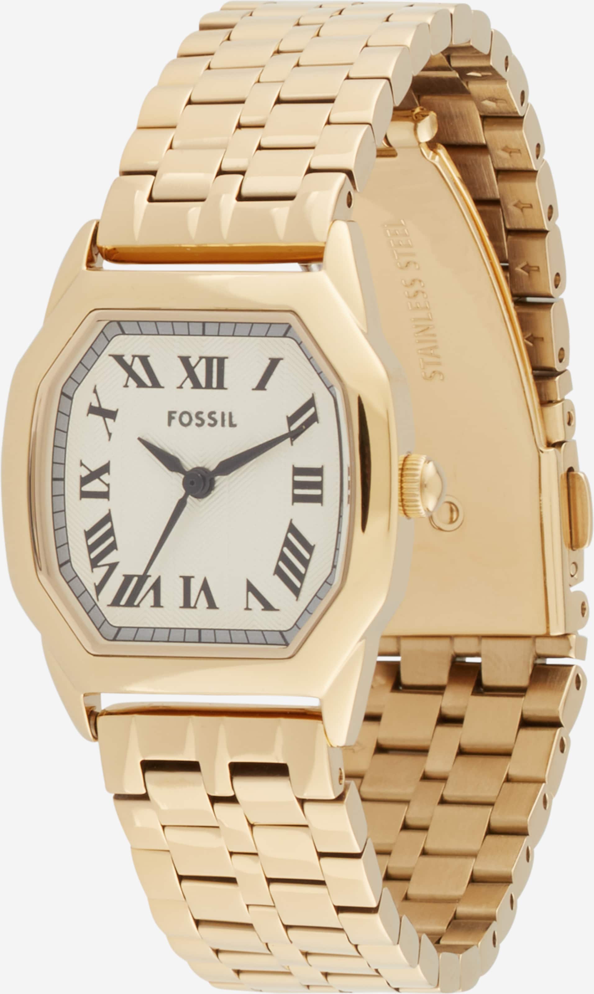FOSSIL Uhr 'Harlow' in Gold ABOUT YOU