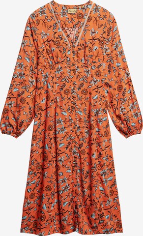 Superdry Dress in Orange: front