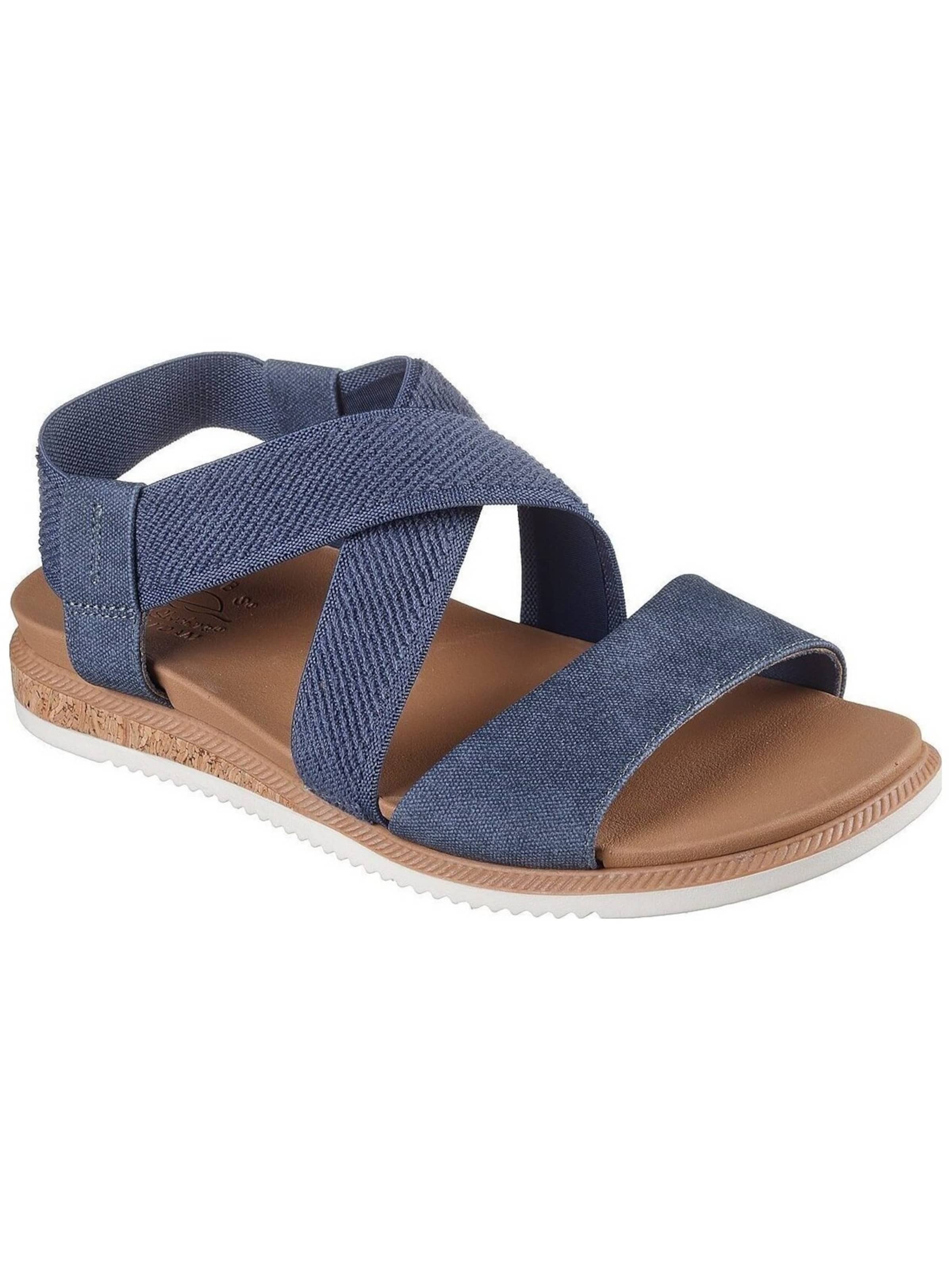 SKECHERS Sandal 'Skechers Desert Kiss Low' in Blue: front