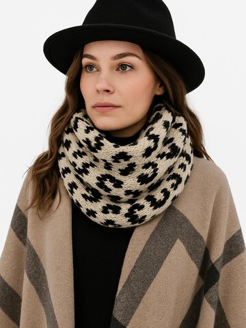 COLLEZIONE ALESSANDRO Scarf 'Leo Loop' in Beige: front